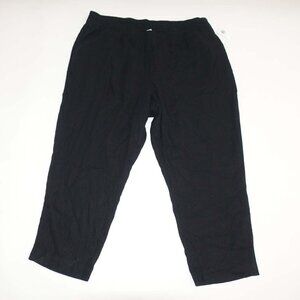 Old Navy Women's High-Waisted Linen-Blend Straight Ankle Pants Size Size XXL NWT